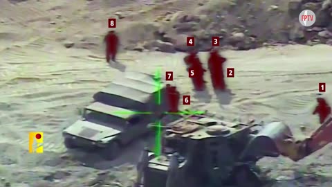 Hizbullah striking Zionist enemy soldiers near Ramia, Lebanon border with Palestine, 15 Oct 2024