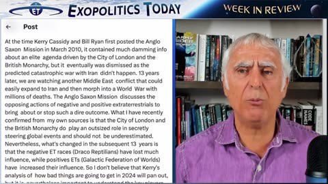 Exopolitics Today Week in Review with Dr Michael Salla – Nov 11, 2023