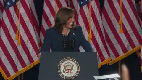 Kamala Harris brought her cackle to Milwaukee: "Good afternoon, Wisconsin! Ha ha ha ha!" 😄