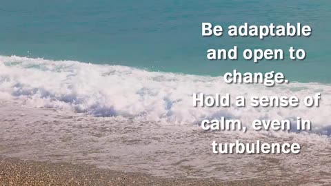 BE LIKE THE SEA