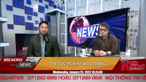 TIN TỨC HOA KỲ BUỔI SÁNG - 01/25/2023 - The KING Channel
