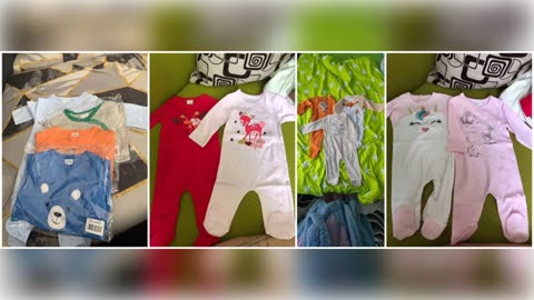 Kavkas 3/4 Pcs Boy Romper 100% Cotton Polka