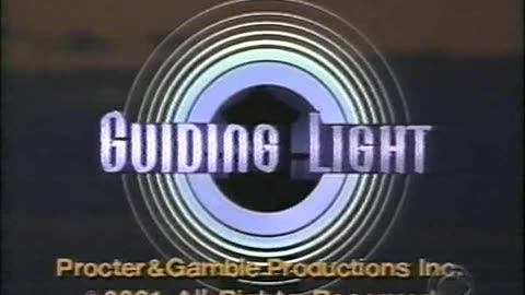 March 21, 2001 - Closing Credits to 'Guiding Light'
