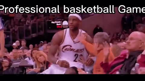 Professional basketball Game