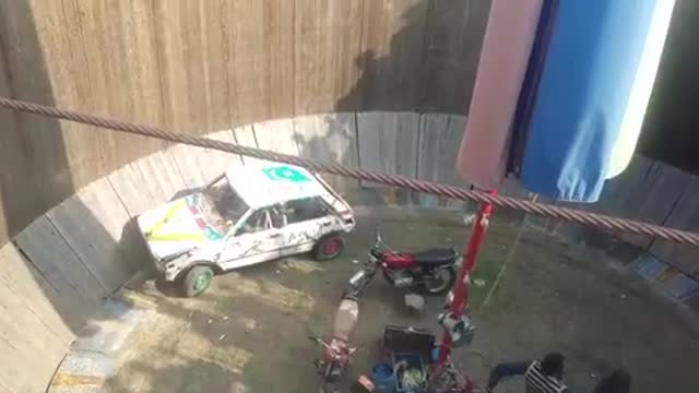 A Superb And Dangerous Car Stunt