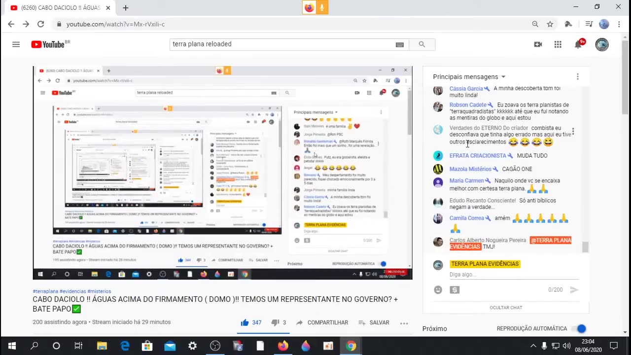 Canal Evidências - Mx-rVxili-c - CABO DACIOLO !! ÁGUAS ACIMA DO FIRMAMENTO ( DOMO )