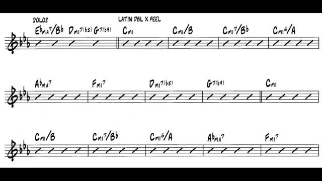 My funny Valentine Solos (Background track to play along)