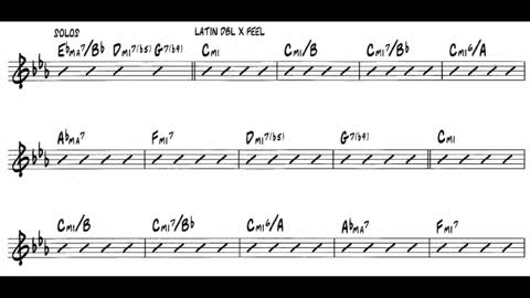 My funny Valentine Solos (Background track to play along)