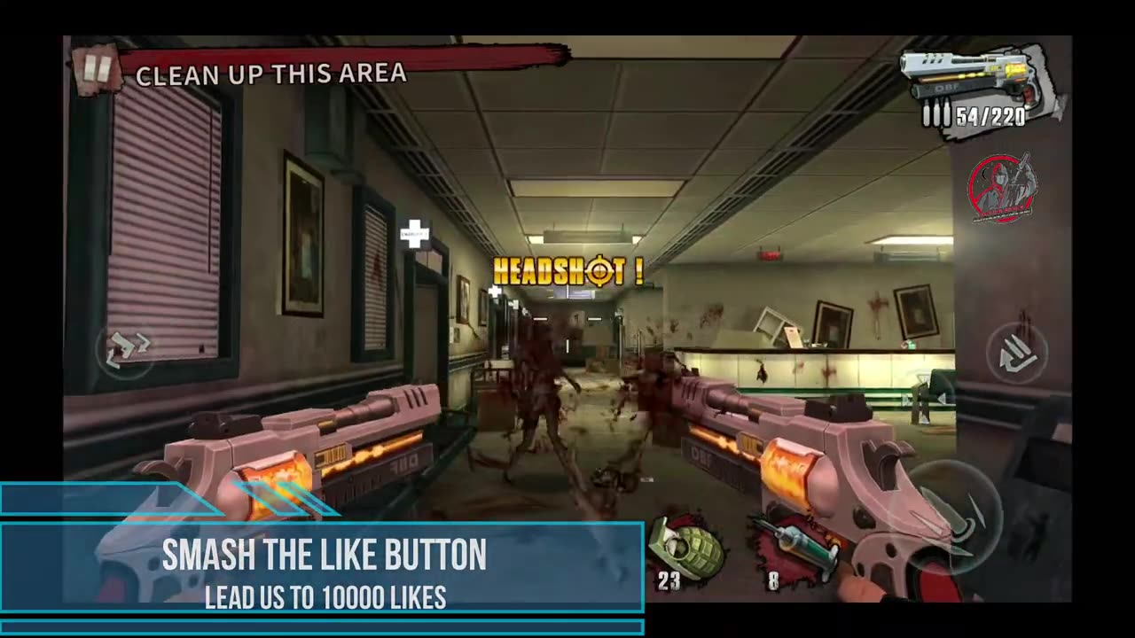 Zombie Frontier 3 Zombies in the Hospital Headshots Gameplay 1080p 60fps
