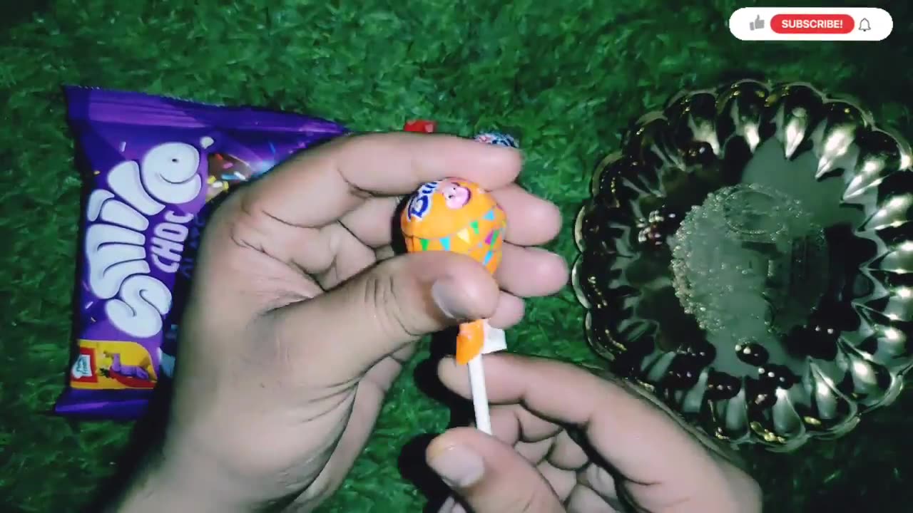 Smile Chocolate Donut 🍩 Lots of lollipop 🍭 🍬 #asmr Opening Sounds Biskit Chocolate Coated 🍫
