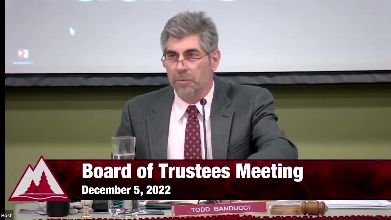 We Are Allowed to Disagree - Banducci NIC Trustee Meeting 12/5/22