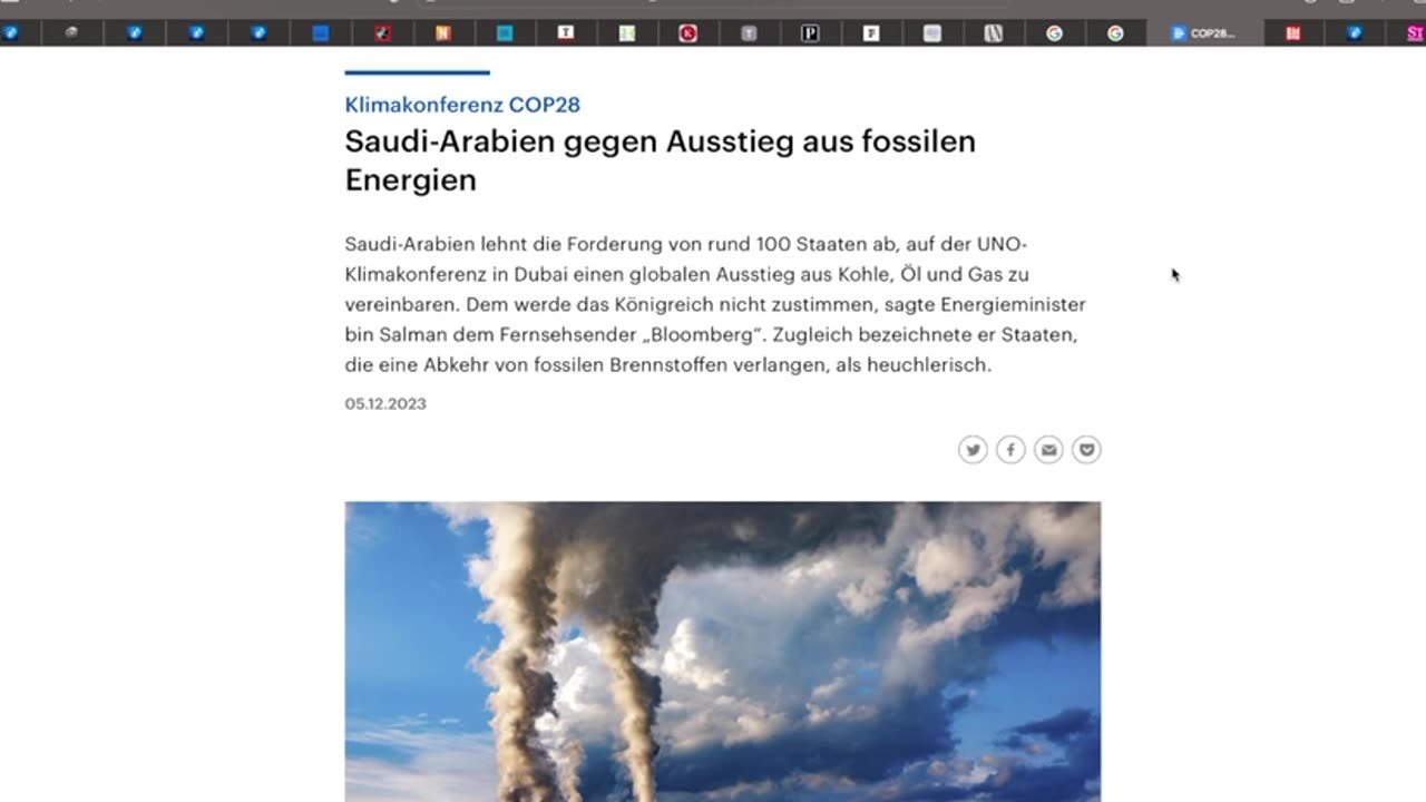 🎥 Grüne geschockt Chef der Klima-Konferenz leugnet Klimawandel