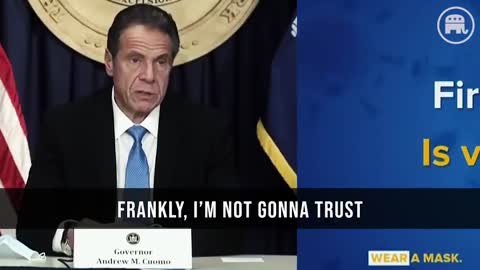 montage of Democrat politicians expressing vaccine hesitancy for partisan reasons last year