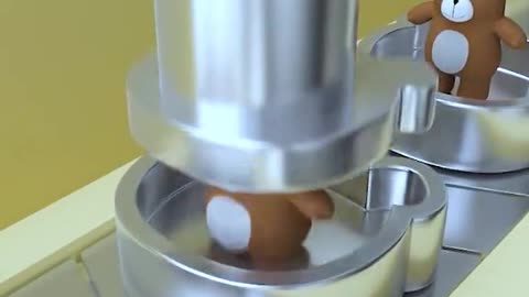 Squeezed Chocolate Bear