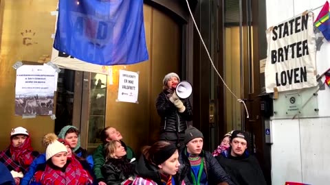 Thunberg, protesters block Norway energy ministry