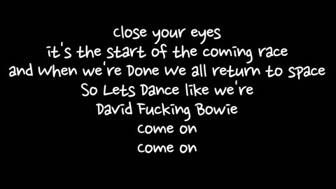 David Fucking Bowie ~ Powerman 5000 Lyrics