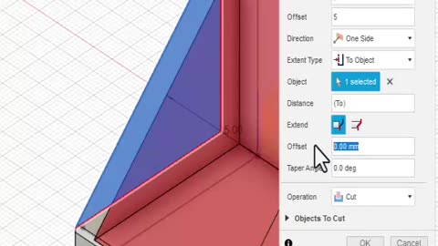 Fusion360: Create and angle Bracket