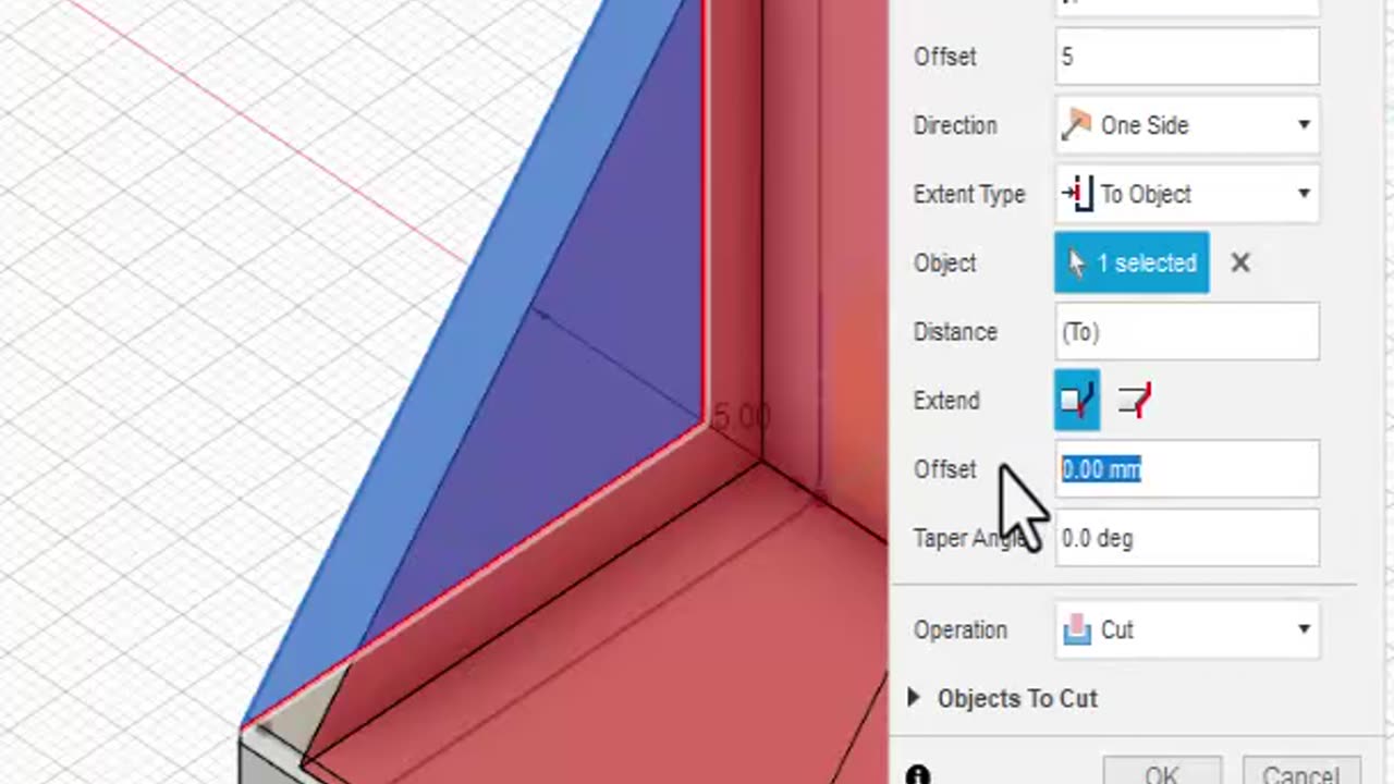 Fusion360: Create and angle Bracket