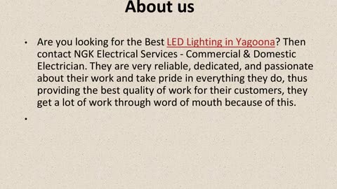 Best LED Lighting in Yagoona.