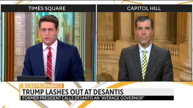 Trump lashes out atDeSantis on social media
