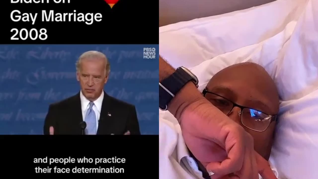 Biden opposing gay marriage