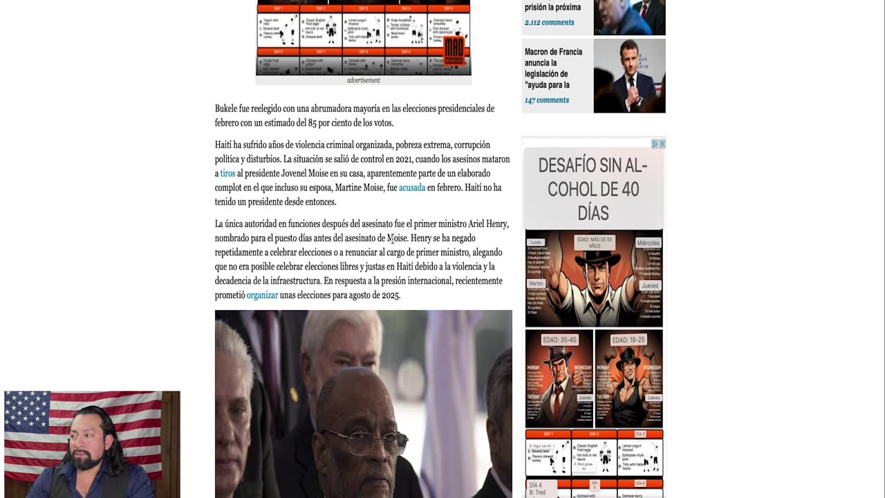 Reportes de Caníbales en Haiti y Bukele Quiere Ayudar