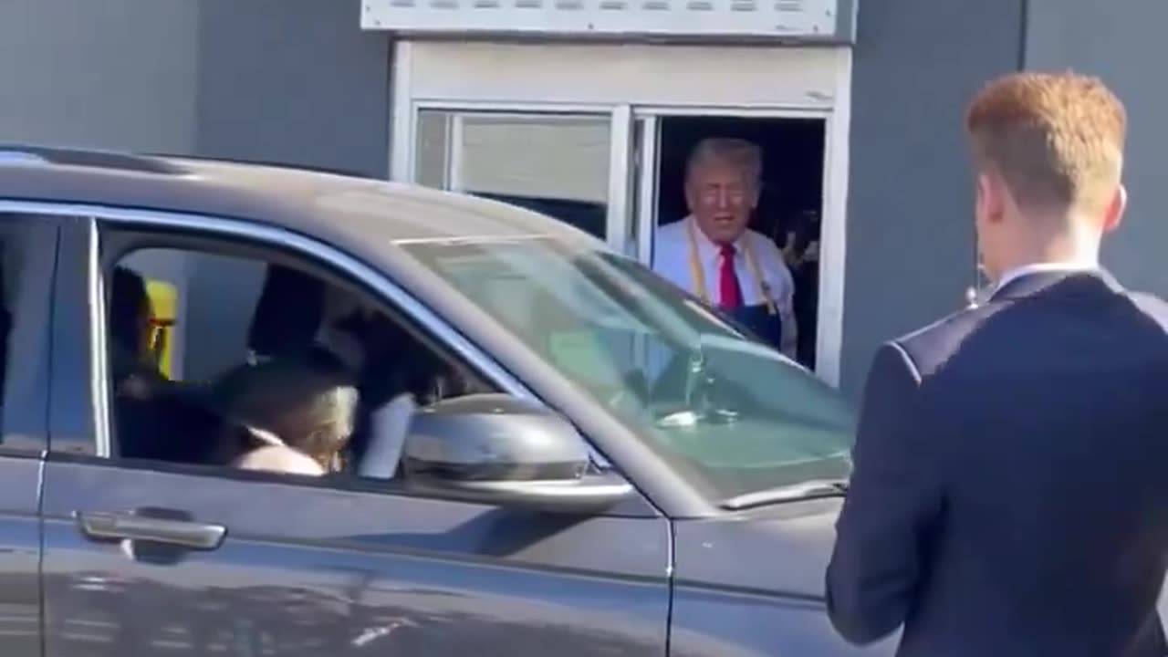 Trump got a part-time job at McDonald's.