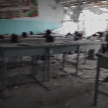 Ukrainian Fires ATGM into a Building