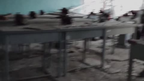 Ukrainian Fires ATGM into a Building