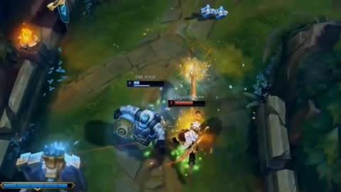 League of Legends game Korean service king operation clip