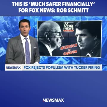 THIS IS MUCH SAFER FINANCIALLY FOR FOX NEWS ROB SCHMITT