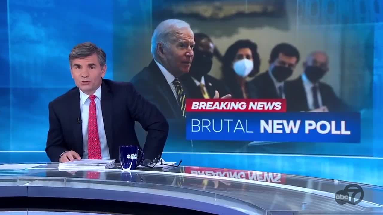 ABC's George Stephanopoulos stuns lib viewers with "brutal new poll" for Biden