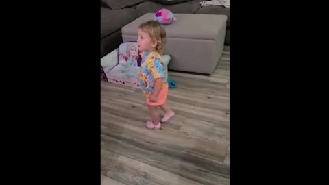 Funny talk between cute baby and mother 2