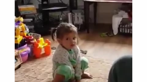 Funny cute baby