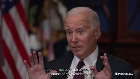 ProPublica Interviews President Biden