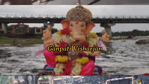 Ganpati Visharjan, India