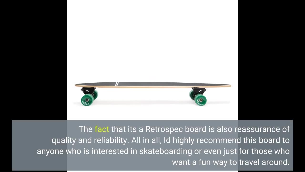 View Remarks: Retrospec Zed Longboard Pintail Bamboo Long Board Skateboard Cruiser Tropical Flo...