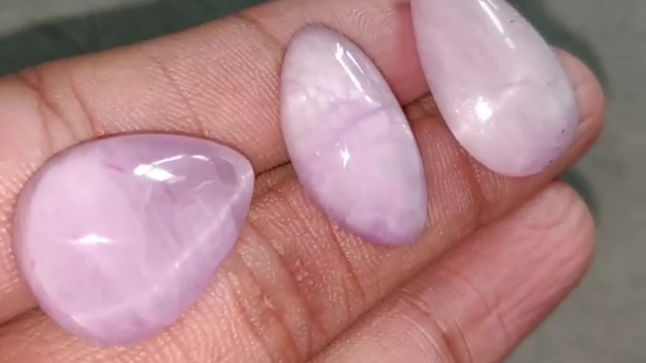 Buy kunzite Gemstones Online at CabochonsForSale