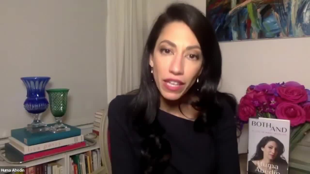 Huma Abedin talks about FBI, Clinton E-Mails, Biden, Hillary Land * Nov 2021