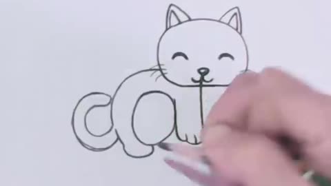 🔴 Very Easy! How to turn Words Cat Into a Cartoon Cat. (Wordtoons) learning step by step for kid