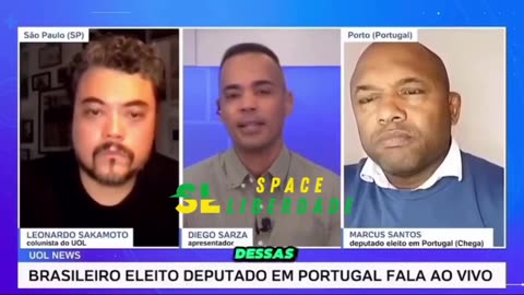 Apresentador do UOL encerra entrevista de deputado brasileiro eleito em Portugal por não concordar com o que ele estava falando.