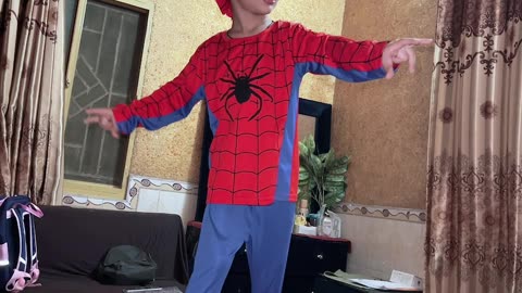 Ab Rahman as spider man