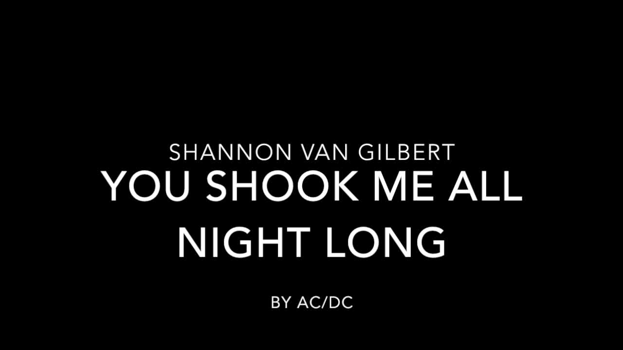 You Shook Me All Night Long