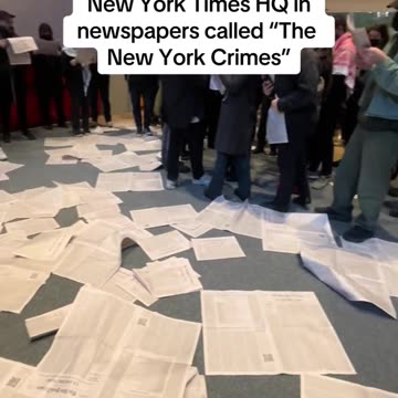 PRO PALESTINE PROTESTERS AT NEW YORK TIMES HQ