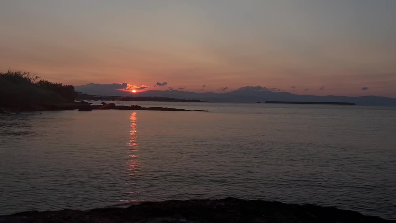 Sunset at the beach