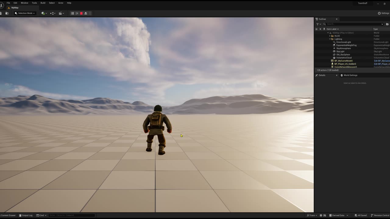 Character controller in Unreal Engine 5.3