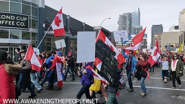 February 26th United For Freedom Rally HIGHLIGHTS | Calgary Alberta Canada