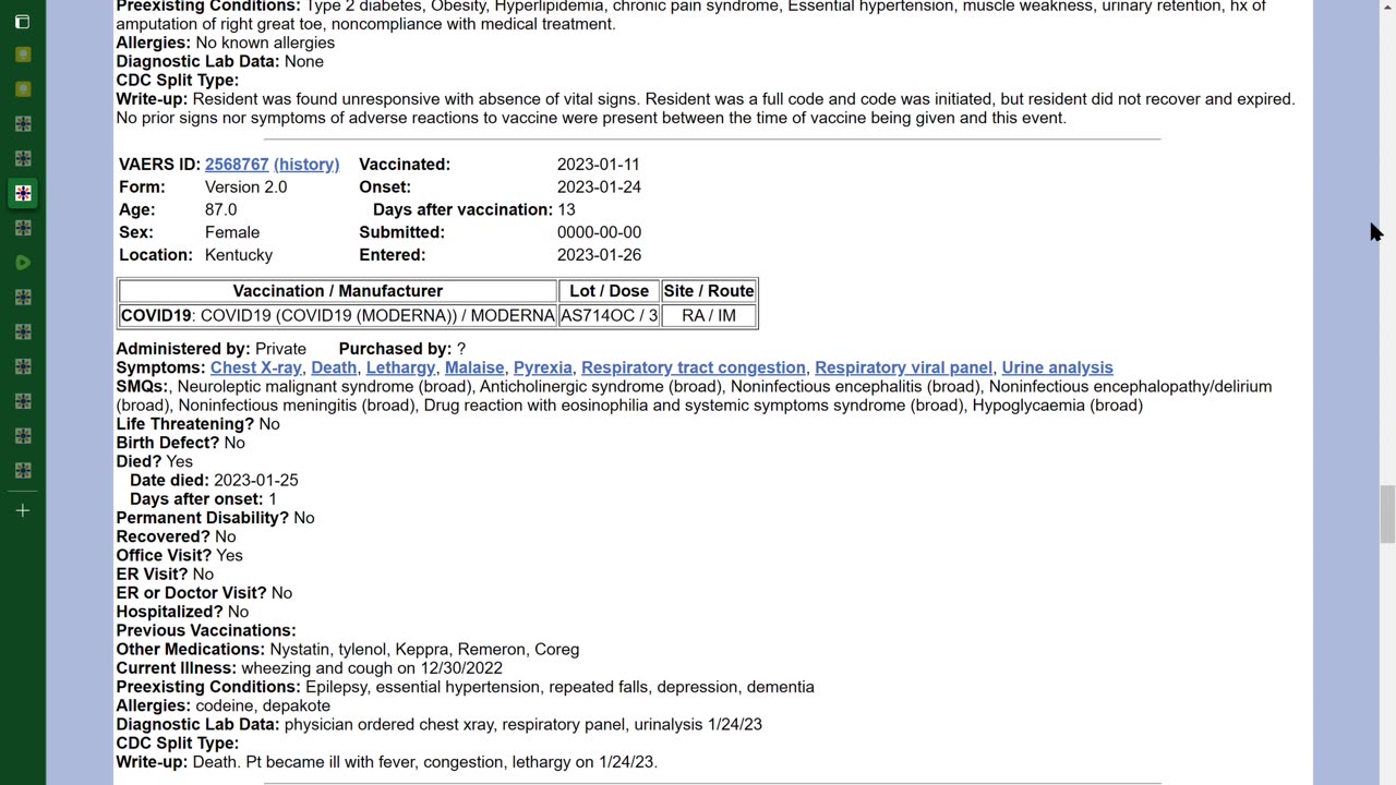 PREYINGHAWK REPORT #118(a): DR DAVID MARTIN EXPOSES MODERNA & I EXPOSE 5,036 MODERNA DEATHS