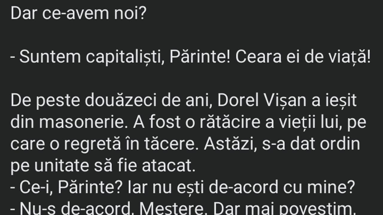 Ereticul Ecumenist Ciprian Mega MINTE CA DOREL VISAN NU MAI ESTE MASON 27 aprilie 2024