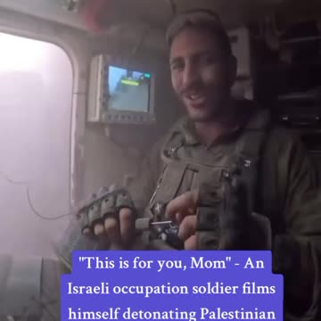 "This is for you, Mom" -